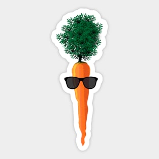 Cool Carrot Sticker